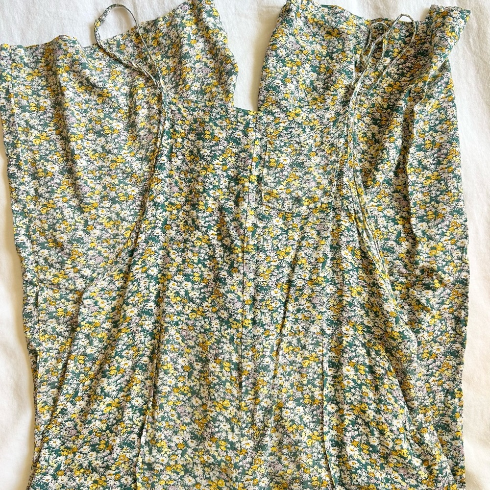 CJLA Floral Spaghetti Strap Jumpsuit